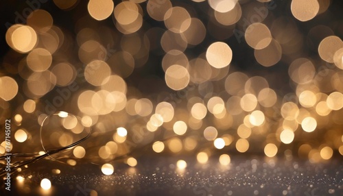 abstract bokeh texture christmas lights on a dark background sparkling lights product background bokeh background of garland lights