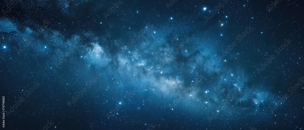 Fototapeta premium Starry night sky full of twinkling stars