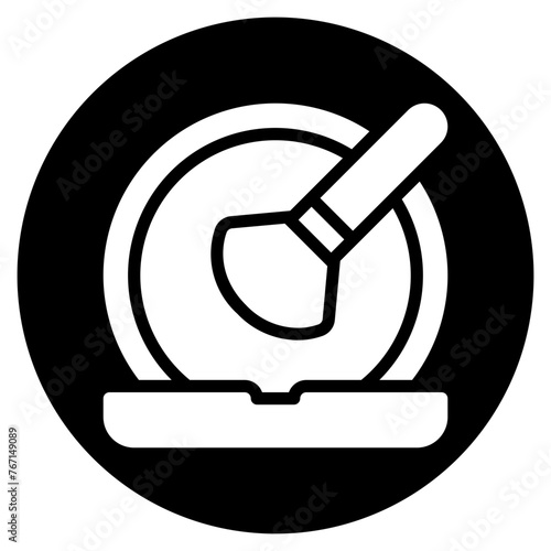 blush glyph icon