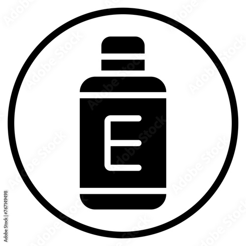 vitamin e glyph icon