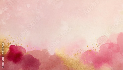 pink background texture watercolor stains and blotches on border mauve pink paper with burgundy valentine s day color photo