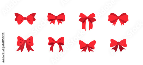 Bow tie icon set. Vector EPS 10