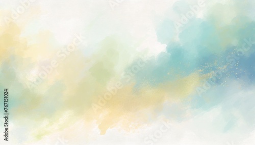 abstract watercolor background colorful vector background for your design background with blue and green watercolor paint splashes or blotches with fringe bleed wash