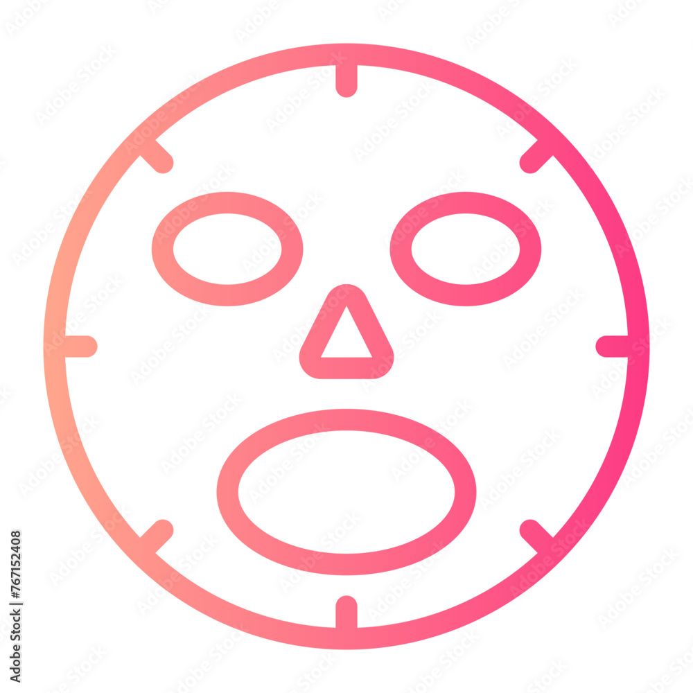 mask gradient icon mask gradient icon