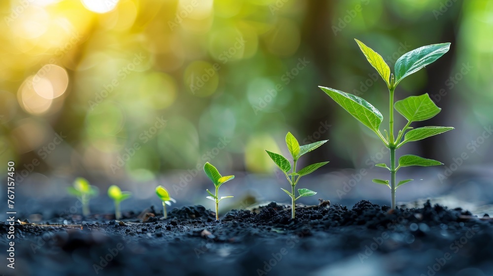 Tree agriculture plant seeding growing future of investment and business growth for financial prosperity and sustainable development concept Tree agriculture plant seeding growing future of investment and business growth for financial prosperity and sustainable development concept