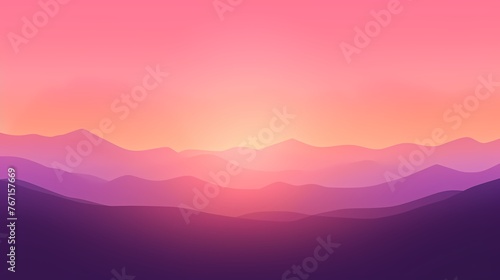 Step into an invigorating sunrise gradient background, where warm pinks transition into cool purples, creating a lively atmosphere for graphic resources.