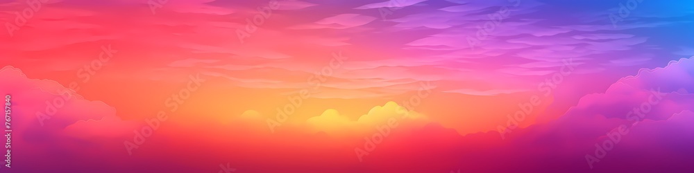 A vibrant sunset gradient background, transitioning from warm blue to deep purples, providing a dynamic backdrop for graphic resources.