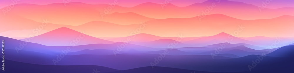 A vibrant sunset gradient background, transitioning from warm blue to deep purples, providing a dynamic backdrop for graphic resources.