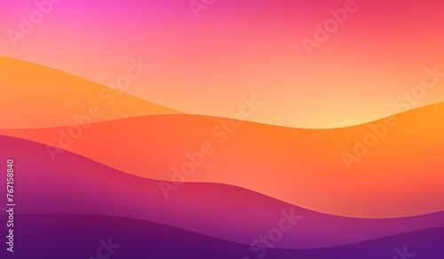 A vibrant sunset gradient background, transitioning from warm oranges to deep purples, providing a dynamic backdrop for graphic resources.