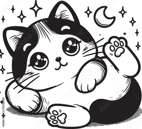cartoon, vector, animal, cat, illustration, coloring, drawing, funny, line, fun, coloring book, children, sketch, pet, cute, lion, art, kitten, love, character, baby, outline, smile, design, comic,bla