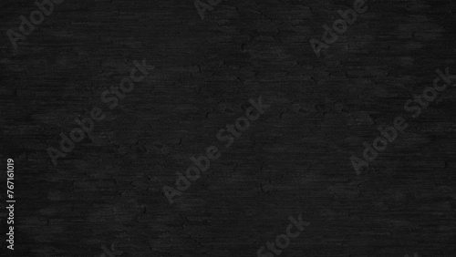 Dark gray grey anthracite black slate / shale natural stone wall or terrace slab tile floor texture background banner