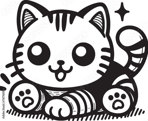 cartoon, vector, animal, cat, illustration, coloring, drawing, funny, line, fun, coloring book, children, sketch, pet, cute, lion, art, kitten, love, character, baby, outline, smile, design, comic,bla