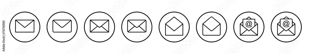 Mail icon vector illustration. email sign and symbol. E-mail icon. Envelope icon - obrazy, fototapety, plakaty 