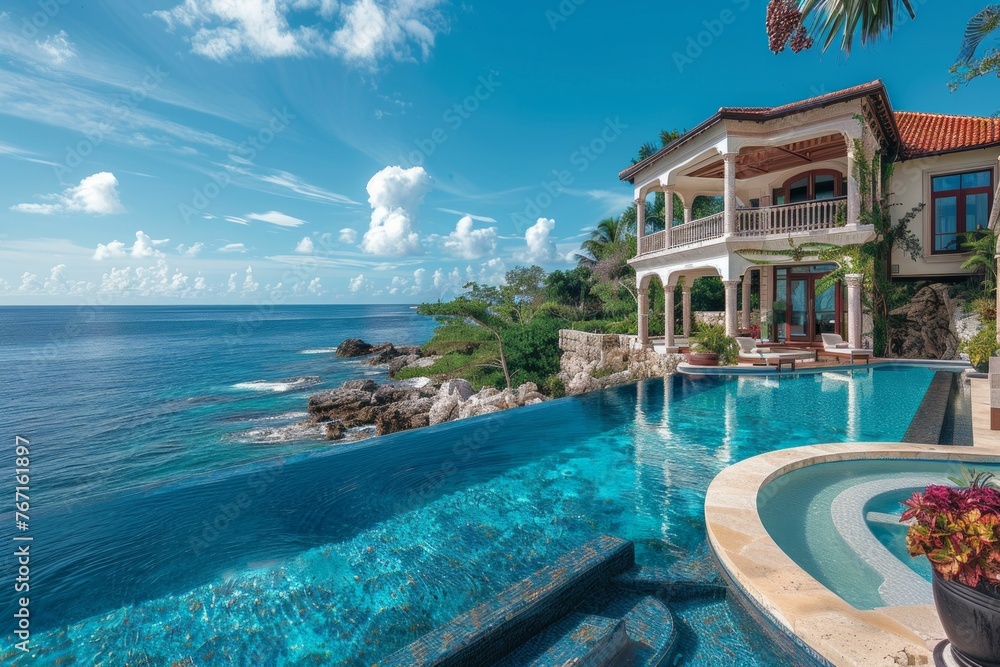 Luxurious Oceanfront Villa with Infinity Pool