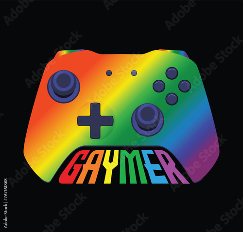 Gaymer - Gay t-shirt design