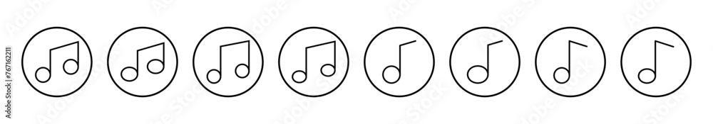 Music icon vector illustration. note music sign and symbol Music icon vector illustration. note music sign and symbol