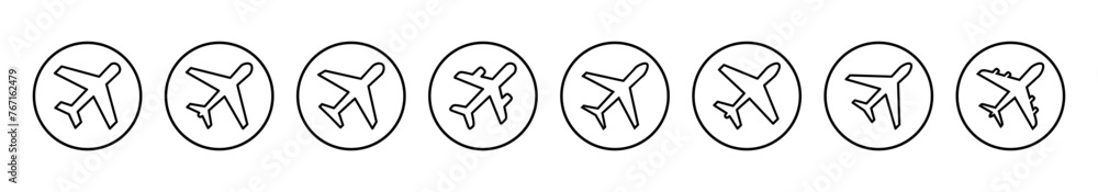 Plane icon vector illustration. Airplane sign and symbol. Flight transport symbol. Travel sign. aeroplane Plane icon vector illustration. Airplane sign and symbol. Flight transport symbol. Travel sign. aeroplane