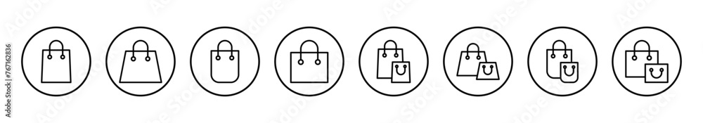 Shopping bag icon vector illustration. shopping sign and symbol Shopping bag icon vector illustration. shopping sign and symbol