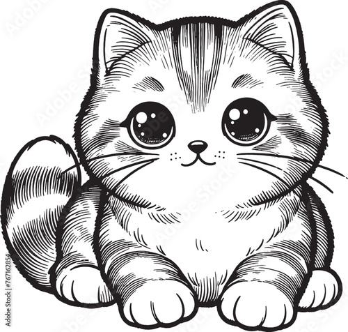 cartoon, vector, animal, cat, illustration, coloring, drawing, funny, line, fun, coloring book, children, sketch, pet, cute, lion, art, kitten, love, character, baby, outline, smile, design, comic,bla