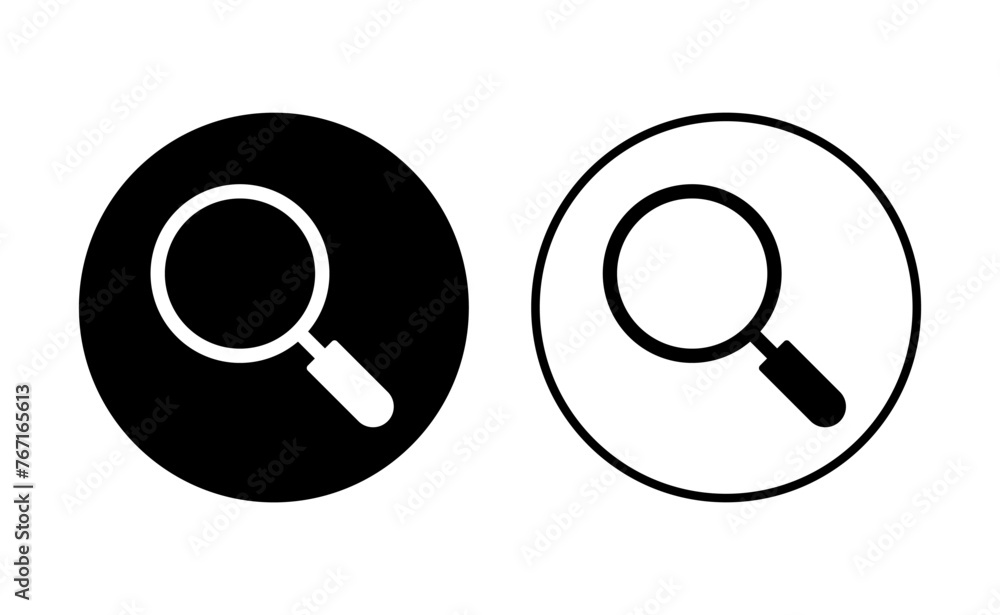 Search icon set. search magnifying glass icon Search icon set. search magnifying glass icon