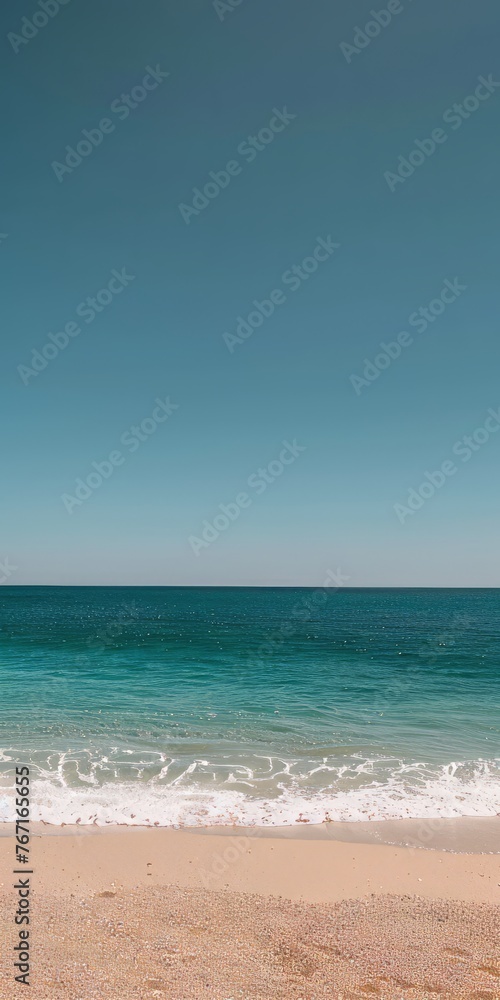 Summer beach background materials