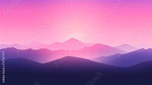 Step into an invigorating sunrise gradient background  where warm pinks transition into cool purples  creating a lively atmosphere for graphic resources.