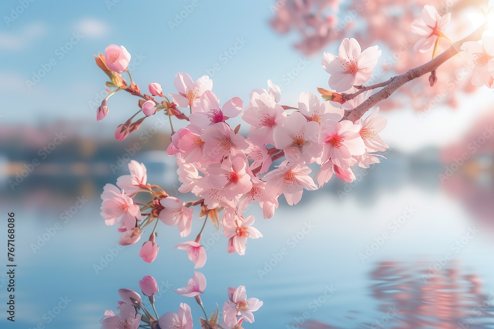 美しい春の桜の写真