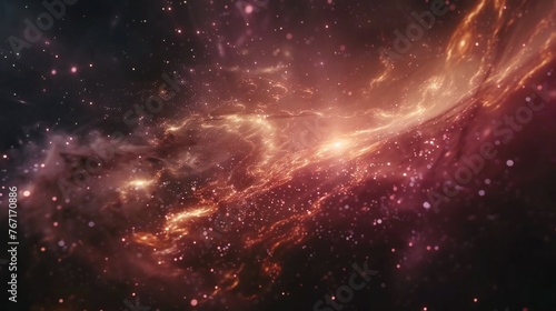 Mesmerizing galaxy backdrop featuring vibrant stars and swirling nebulae.