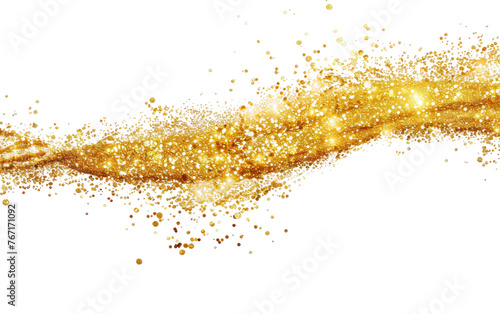 Shimmering Gold Glamour overlays , Gold Glitter Effect Isolated on Transparent background.
