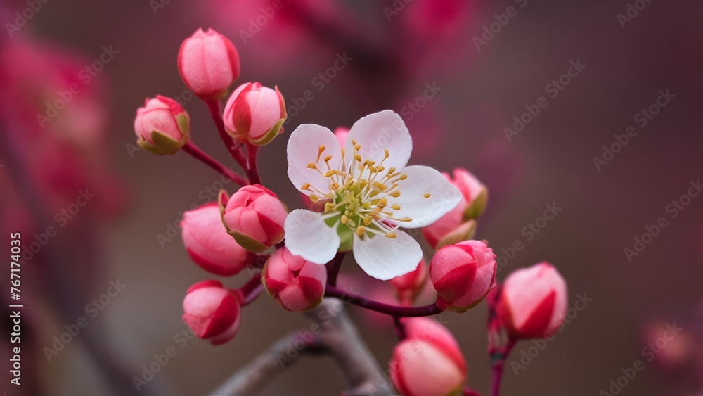 Gentle background with pink buds includes one large set Gentle background with pink buds includes one large set
