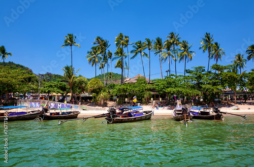 Railay West Beach, Krabi Province, Thailand.