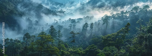  KS A panoramic view of the dense forest canopy. © กิตติพัฒน์ สมนาศักดิ