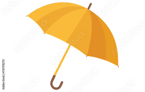 Umbrella illustration, Flat design, Vector, Umbrella Icon on Transparent Background 