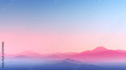 Imagine a sunrise gradient background pulsing with life  as warm pinks merge seamlessly into cool blues  fostering creativity in graphic resources.