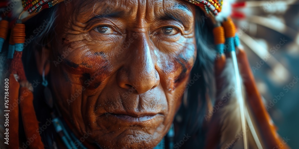 Digital 3D illustration of ayahuasca Indian shaman in traditional tribal ceremonial costume. Preparing for the magical healing ayahuasca ritual. Digital 3D illustration of ayahuasca Indian shaman in traditional tribal ceremonial costume. Preparing for the magical healing ayahuasca ritual.