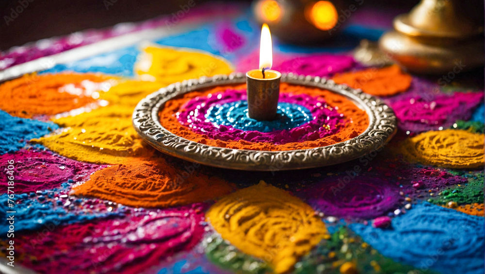 Holi Indian Colour Festival Concept Holi Indian Colour Festival Concept