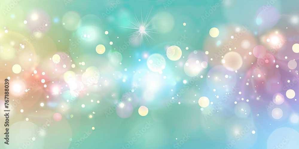 Abstract background with gradient and bokeh effect
