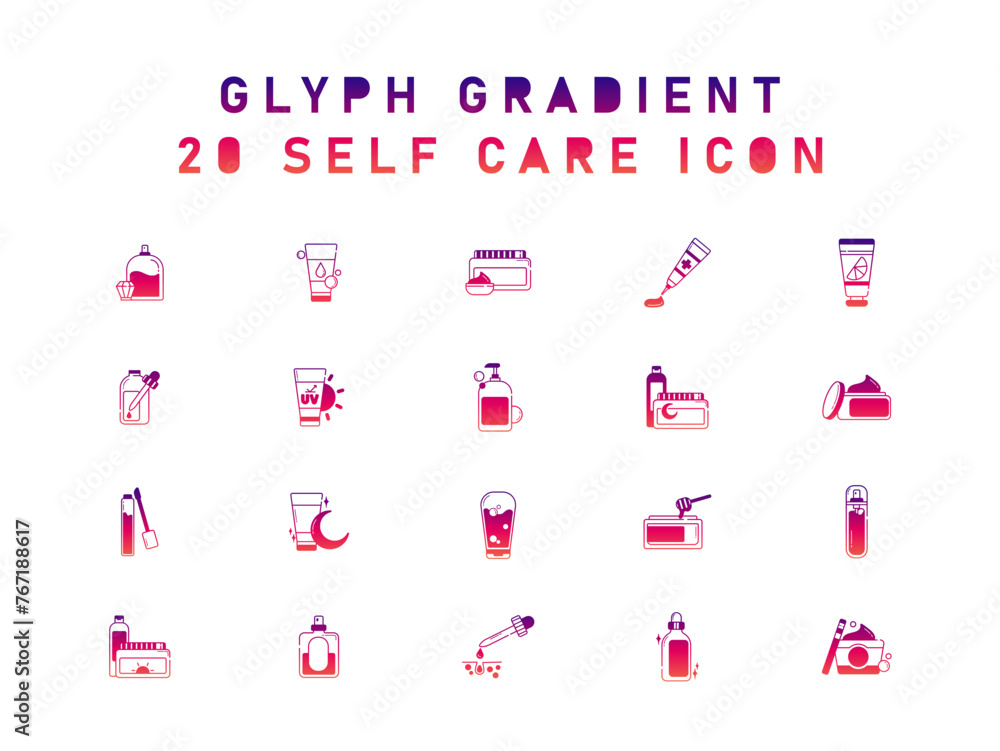 Simple Set Of 20 Selfcare Vector Icons For Web Isolated On White Background Simple Set Of 20 Selfcare Vector Icons For Web Isolated On White Background