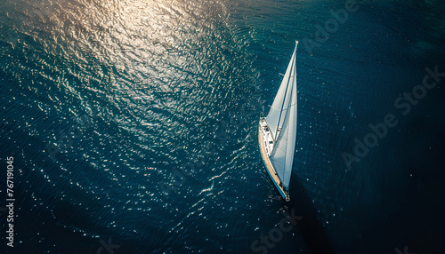 sailboat sailing in the ocean