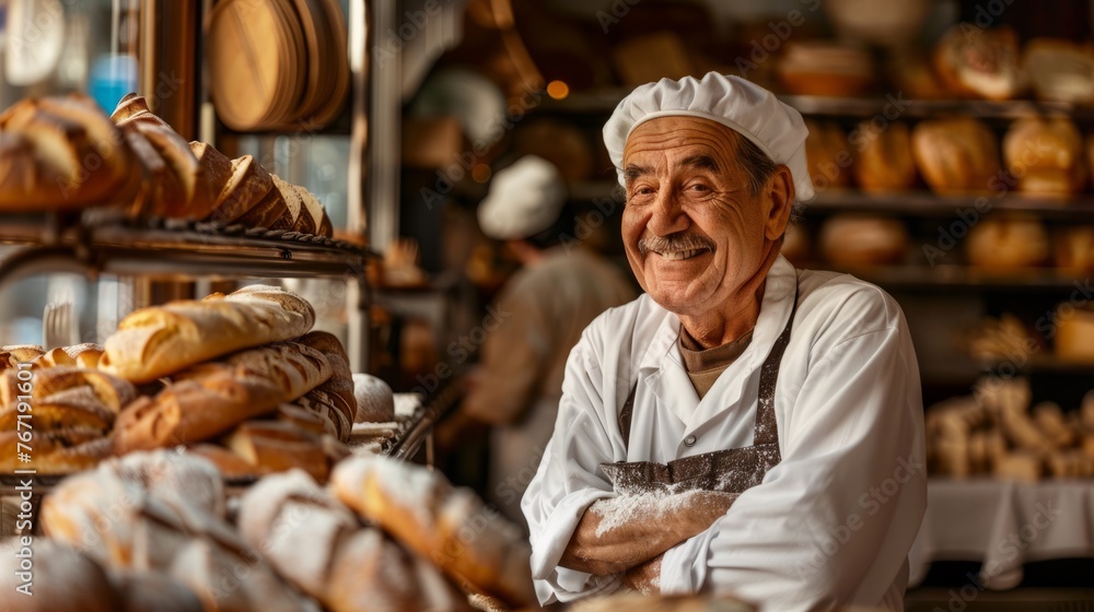 The baker in the bakery
The baker in the bakery