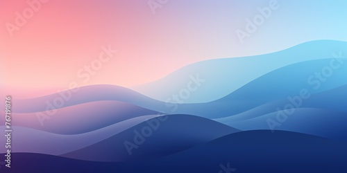 An invigorating gradient background, transitioning from sunrise corals to midnight blues, perfect for graphic resources. photo