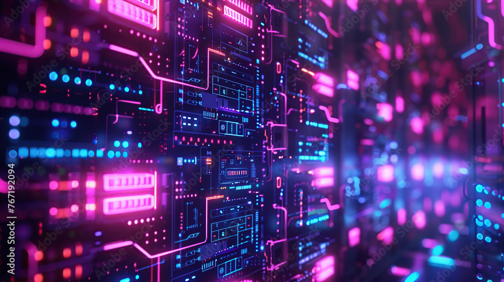 A 2D rendering that creatively illustrates the concept of cloud computing A 2D rendering that creatively illustrates the concept of cloud computing