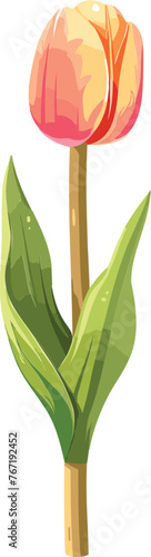 Tulip Vector Blossom Bonanza Elegant Flower clip art
