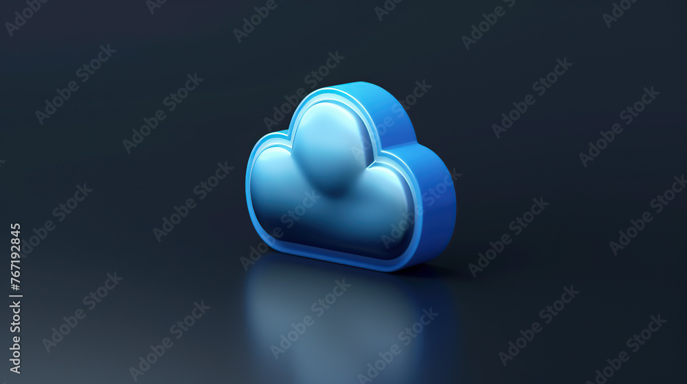 3D icon cloud 3D icon cloud