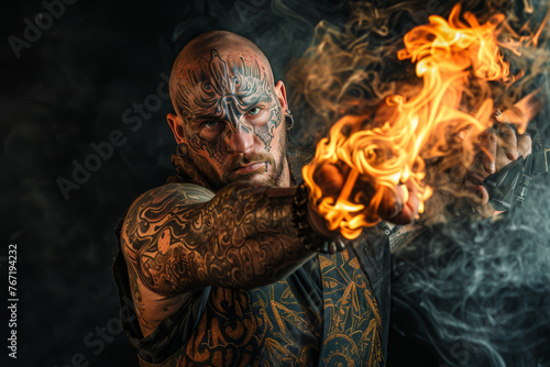 A tattoo artist whose ink holds magical properties. Each tattoo grants a unique ability: fire-breathing, underwater telepathy, or unerring guidance