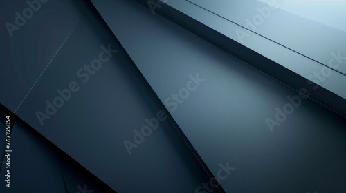 Modern gradient blue design with sleek geometric shapes © Michael