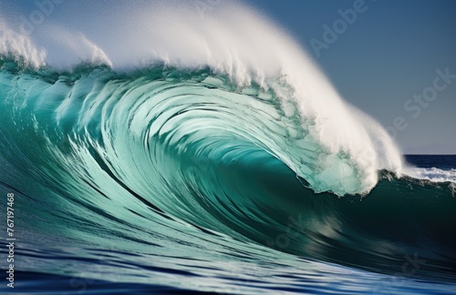 Large wave breaking in ocean