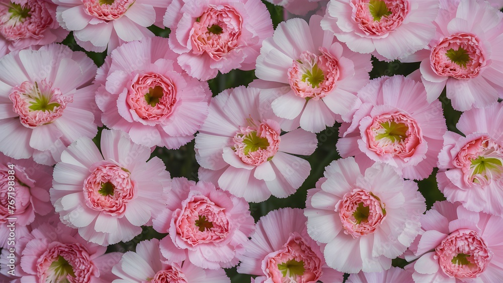Pretty pink carnations create a charming floral background Pretty pink carnations create a charming floral background