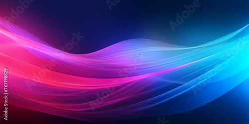 An electrifying gradient background shifting from neon pink to deep cerulean, creating a bold and modern backdrop for graphic elements.