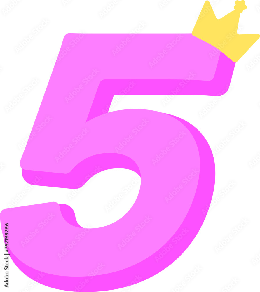 Birthday Number 5 Birthday Number 5